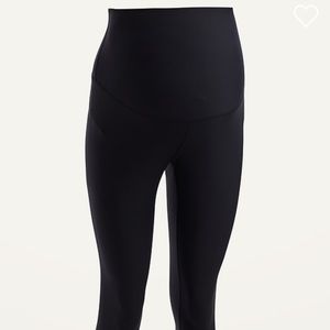 Old Navy Maternity Powersoft Cropped Legging Black